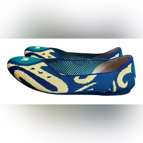 Rothy’s Shoes Flats The Flat Women's US 8 Moroccan Retired Ltd. Edition Ballet - Picture 1 of 10